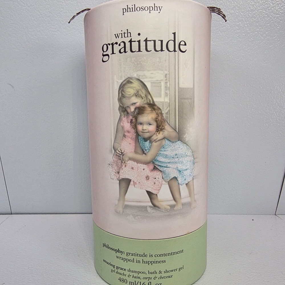 Philosophy Amazing Grace Hydrating Shower Gel 16 fl oz 480ml With Gratitude GIFT
